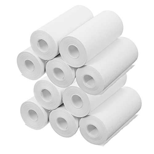 TOGEVAL 10Rollen Selbstklebende Thermoetiketten Weiße Blanko Versandetiketten für Drucker für Adressierung und Korrektur von Vielseitig Einsetzbar für Tägliche TOGEVAL 10Rollen Selbstklebende Thermoetiketten Weiße Blanko Versandetiketten für Drucker für Adressierung und Korrektur von Vielseitig Einsetzbar für Tägliche von TOGEVAL