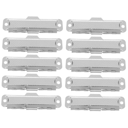 TOGEVAL 10Stücke Metall Binder Clips für Büro und Schule Starke Haltekraft für Quittungen Tagebücher Prüfungsarbeiten Praktisch und Erschwinglich von TOGEVAL