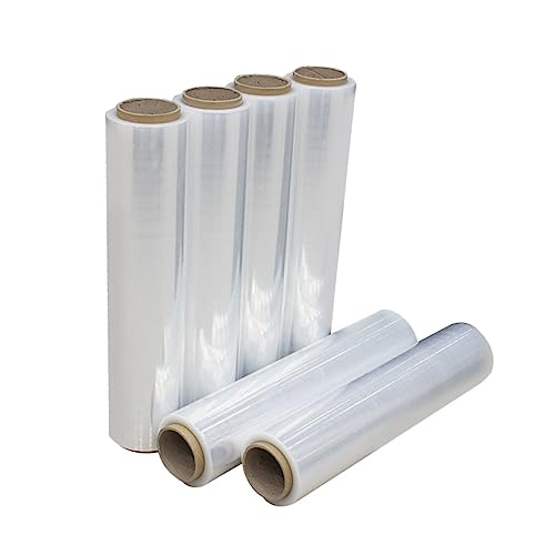 TOGEVAL 1Rolle Transparente Stretchfolie Selbstklebend Hochbelastbare Verpackungsfolie für Möbel und Wasser und Abriebfest Einwickeln und Sichern TOGEVAL 1Rolle Transparente Stretchfolie Selbstklebend Hochbelastbare Verpackungsfolie für Möbel und Wasser und Abriebfest Einwickeln und Sichern von TOGEVAL