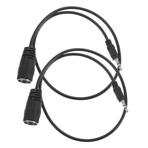 TOGEVAL 2 Stücke Midi Adapter Kabel 3,5mm Trs Stecker Auf 5-pin Din Buchse Audio Für Tastatur Klavier Trommel Soundkarte von TOGEVAL