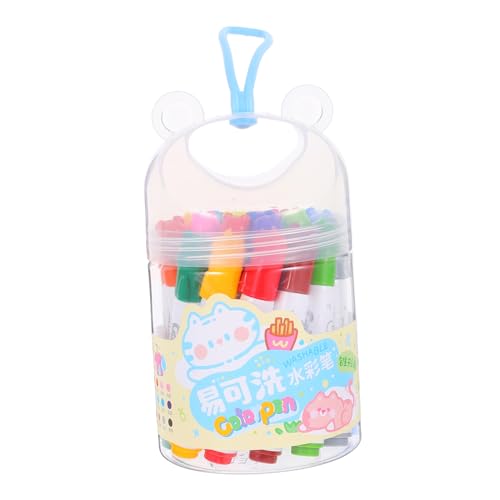 TOGEVAL 24pcs Waschmaschinenmarkierungen Für Kinder Fine Tipps Malvorlagen Pinselstift Set Für Journaling Notiz Take Schreiben Planungskunstprojekt von TOGEVAL