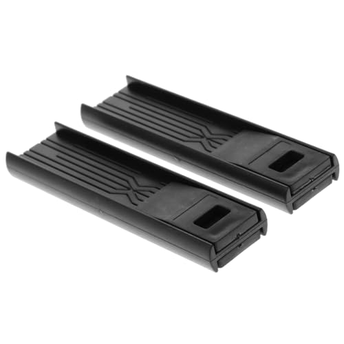 TOGEVAL 2Stücke Saxophon Whistle Schutzclips Klemmen für Saxophon Zubehör Schwarz Robuste Materialien für Lange für Anfänger von TOGEVAL