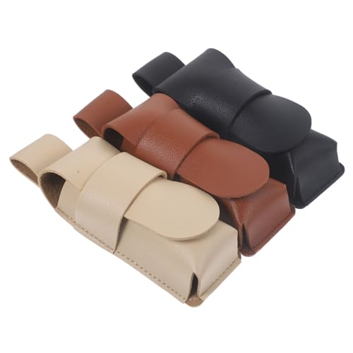 TOGEVAL 3 Teiliges Lederetui Für Mundharmonikas, Aufbewahrungskoffer Für Mundharmonikas, Mundharmonika Tasche, Mundharmonika Ledertasche, Mundharmonika Etuis Und Taschen, von TOGEVAL