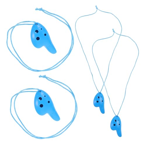 TOGEVAL 4 Stück Mini-okarina Musical Kleine Okarina 6-loch-okarina-instrument Okarina-flöte Kind Okarina China Anfänger Tragbare Ocarina Instrumente Musikalisches Blau Abs TOGEVAL 4 Stück Mini-okarina Musical Kleine Okarina 6-loch-okarina-instrument Okarina-flöte Kind Okarina China Anfänger Tragbare Ocarina Instrumente Musikalisches Blau Abs von TOGEVAL