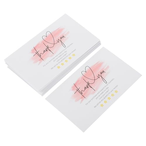 TOGEVAL 60Stücke Dankeskarten für Hochzeit und Kleine Unternehmen Einfache Elegante Dankeskarten für Geschenktüten und Kundenbindung für Boutiquen TOGEVAL 60Stücke Dankeskarten für Hochzeit und Kleine Unternehmen Einfache Elegante Dankeskarten für Geschenktüten und Kundenbindung für Boutiquen von TOGEVAL