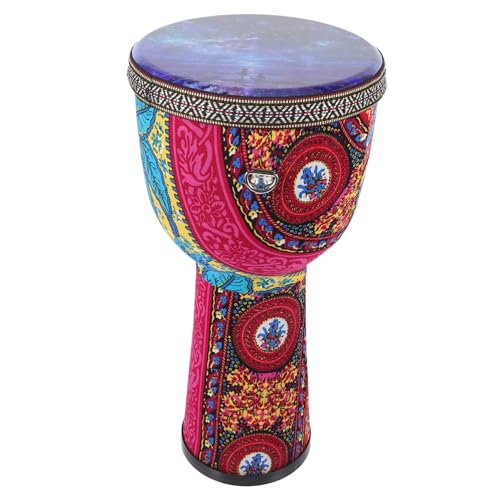TOGEVAL Djembe Trommel Djembe Afrikanische Handtrommel Handtrommeln Für Kinder Musikinstrument Trommel Handtrommel Für Anfänger Schlagzeug Für Erwachsene Pvc von TOGEVAL