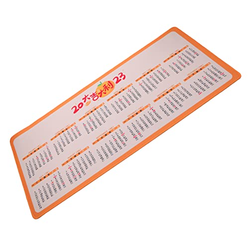 TOGEVAL Großes Mauspad mit Kalender Ergonomisches Mousepad für Gaming Büro rutschfeste Oberfläche Langlebig und Komfortabel für Freunde TOGEVAL Großes Mauspad mit Kalender Ergonomisches Mousepad für Gaming Büro rutschfeste Oberfläche Langlebig und Komfortabel für Freunde von TOGEVAL