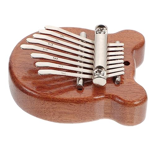 TOGEVAL Kleines Tragbares Fingerklavier Tasten Kalimba für Anfänger Leicht zu für Musikliebhaber Hochwertiges Kompaktes Design für Unterwegs von TOGEVAL