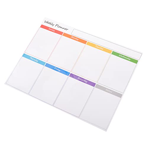 TOGEVAL Magnetischer Kühlschrankkalender Abwischbare Planungsboard für Wöchentliche und Monatliche Planung für Büro und Zuhause Langlebig TOGEVAL Magnetischer Kühlschrankkalender Abwischbare Planungsboard für Wöchentliche und Monatliche Planung für Büro und Zuhause Langlebig von TOGEVAL