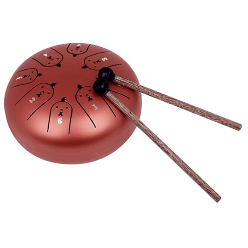 TOGEVAL Steel Tongue Drum Einzigartige Instrumente Steel Pan Drum Für Kinder Trommeln Für Kinder Handtrommel Kleine Instrumente Taschentrommel Steel Drums Instrumente Für Kinder von TOGEVAL
