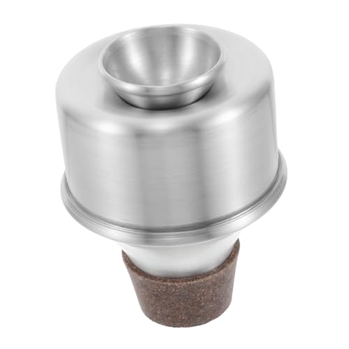 TOGEVAL Trompetendämpfer Mundstück Trompetenschalldämpfer aus Metall Zubehör für Musikinstrumente aus Metall Anfänger -Trompete Stumm Messing stumm für Trompete Aluminiumlegierung Silber TOGEVAL Trompetendämpfer Mundstück Trompetenschalldämpfer aus Metall Zubehör für Musikinstrumente aus Metall Anfänger -Trompete Stumm Messing stumm für Trompete Aluminiumlegierung Silber von TOGEVAL