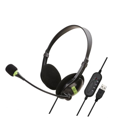 TOGEVAL Verdrahtetes USB Gaming Headset mit Einstellbarem Mikrofon Stereo Sound für PC Laptop und Home Office für Gaming Video Chat und Musik Geräuschreduzierung Komfortabel TOGEVAL Verdrahtetes USB Gaming Headset mit Einstellbarem Mikrofon Stereo Sound für PC Laptop und Home Office für Gaming Video Chat und Musik Geräuschreduzierung Komfortabel von TOGEVAL