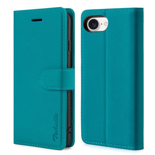 TOHULLE Handyhülle für iPhone 16E Wallet Case Premium Leder Kartenfächer Magnetverschluss Book Cover kompatibel mit iPhone 16E - Blau TOHULLE Handyhülle für iPhone 16E Wallet Case Premium Leder Kartenfächer Magnetverschluss Book Cover kompatibel mit iPhone 16E - Blau von TOHULLE