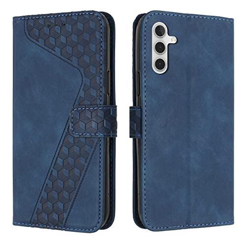 "TOHULLE Hülle für Samsung Galaxy S24 Plus 5G, Premium PU Leder Wallet Case Kartenhalter Ständer Magnetverschluss Plaid Geprägt Stoßfest Flip Folio Case Cover für Samsung S24 Plus Blau "TOHULLE Hülle für Samsung Galaxy S24 Plus 5G, Premium PU Leder Wallet Case Kartenhalter Ständer Magnetverschluss Plaid Geprägt Stoßfest Flip Folio Case Cover für Samsung S24 Plus Blau von TOHULLE