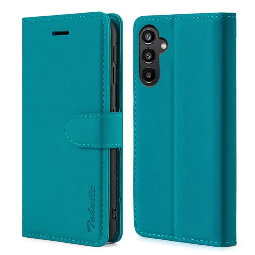 TOHULLE Schutzhülle für Samsung Galaxy A36 5G, Premium-Leder, Brieftaschen-Schutzhülle mit Kartenhalter, Ständer, Magnetverschluss, Klapphülle, kompatibel mit Samsung Galaxy A36 5G, Blau TOHULLE Schutzhülle für Samsung Galaxy A36 5G, Premium-Leder, Brieftaschen-Schutzhülle mit Kartenhalter, Ständer, Magnetverschluss, Klapphülle, kompatibel mit Samsung Galaxy A36 5G, Blau von TOHULLE