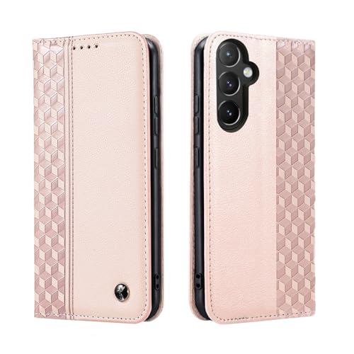 TOHULLE Schutzhülle für Samsung Galaxy A56 5G, Premium-PU-Leder, Brieftaschen-Schutzhülle mit Kartenhalter, Ständer, eingebauter Magnetverschluss, Karomuster, Klapphülle für Samsung Galaxy A56 5G TOHULLE Schutzhülle für Samsung Galaxy A56 5G, Premium-PU-Leder, Brieftaschen-Schutzhülle mit Kartenhalter, Ständer, eingebauter Magnetverschluss, Karomuster, Klapphülle für Samsung Galaxy A56 5G von TOHULLE