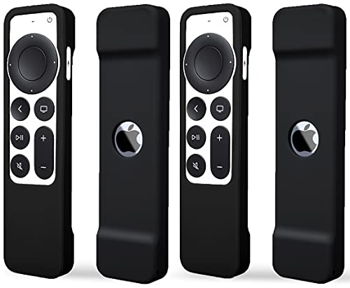 TOKERSE Schutzhülle kompatibel mit Apple TV 4K Siri Remote 2021 2022 – Weiche Silikon-Fernbedienung Hülle Cover Sleeve Skin Kompatibel mit Apple TV 4K / HD Siri Fernbedienung (2. & 3. Generation) – von TOKERSE