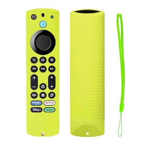 TOKERSE Silikon-Schutzhülle für Fire TV Stick 4K Max 2. Gen/Toshiba/Insignia/Pioneer/Omni Series Fire TV Alexa Voice Remote Enhanced, rutschfeste Schutzhülle mit Umhängeband, Grün TOKERSE Silikon-Schutzhülle für Fire TV Stick 4K Max 2. Gen/Toshiba/Insignia/Pioneer/Omni Series Fire TV Alexa Voice Remote Enhanced, rutschfeste Schutzhülle mit Umhängeband, Grün von TOKERSE