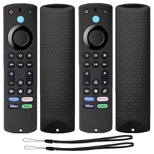 TOKERSE Silikon-Schutzhülle für Fire TV Stick 4K Max 2. Generation, Toshiba, Insignia, Pioneer, Omni Serie, Fire TV, Alexa, Sprachfernbedienung, verbesserte Anti-Rutsch-Schutzhülle mit Umhängeband TOKERSE Silikon-Schutzhülle für Fire TV Stick 4K Max 2. Generation, Toshiba, Insignia, Pioneer, Omni Serie, Fire TV, Alexa, Sprachfernbedienung, verbesserte Anti-Rutsch-Schutzhülle mit Umhängeband von TOKERSE