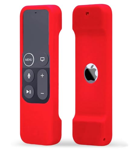 TOKERSE Silikon-Schutzhülle kompatibel mit Apple TV 4K 4G, 5G, Siri-Fernbedienung, rutschfest, stoßfest, weich, kompatibel mit Apple TV 4K 4G, 5. Generation, Rot TOKERSE Silikon-Schutzhülle kompatibel mit Apple TV 4K 4G, 5G, Siri-Fernbedienung, rutschfest, stoßfest, weich, kompatibel mit Apple TV 4K 4G, 5. Generation, Rot von TOKERSE