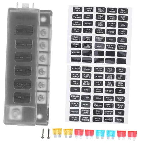 TOKIDNY 1 Satz 6 Sicherungshalter Kfz Ersatzsicherungskästen Marine Sicherungsblock Bootssicherungsblock Motorrad Sicherungsblock Verteilerblock Bootsteile Boots Schalttafel TOKIDNY 1 Satz 6 Sicherungshalter Kfz Ersatzsicherungskästen Marine Sicherungsblock Bootssicherungsblock Motorrad Sicherungsblock Verteilerblock Bootsteile Boots Schalttafel von TOKIDNY