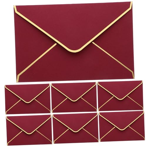 TOKIDNY 50 Stück Bunte Einladungs Blanko Hochzeitsumschläge Mit Goldenem Prägerand, Ausgefallene Umschläge, Blanko Kartenumschläge, Dekorative Kartenumschläge, Festliche Umschläge TOKIDNY 50 Stück Bunte Einladungs Blanko Hochzeitsumschläge Mit Goldenem Prägerand, Ausgefallene Umschläge, Blanko Kartenumschläge, Dekorative Kartenumschläge, Festliche Umschläge von TOKIDNY
