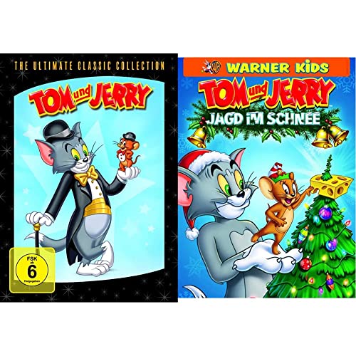 Tom & Jerry - The Ultimate Collection [12 DVDs] & Tom & Jerry - Jagd im Schnee von TOM & JERRY