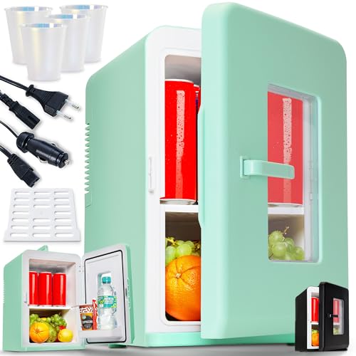 TOM 2in1 Mini Kühlschrank mit Kühl- und Heizfunktion– 15 Liter – Tragbare leise Kühlschränke – für Auto, Camping, Wohnmobil, Gaming, Kosmetik & Co – Schwarz & Mint – Mini Kühlschrank - PLUS Geschenk TOM 2in1 Mini Kühlschrank mit Kühl- und Heizfunktion– 15 Liter – Tragbare leise Kühlschränke – für Auto, Camping, Wohnmobil, Gaming, Kosmetik & Co – Schwarz & Mint – Mini Kühlschrank - PLUS Geschenk von TOM