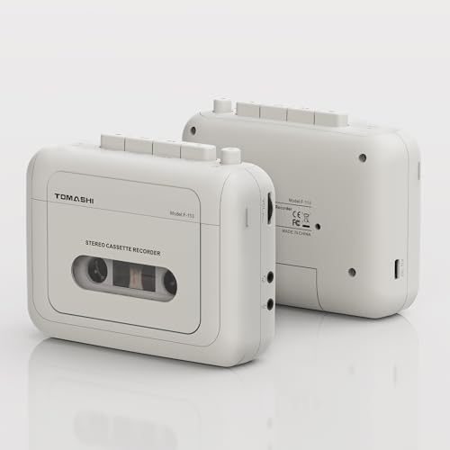 TOMASHI Walkman Kassettenspieler, tragbare Stereowiedergabe, unterstützt externen Mikrofon- und Kopfhöreranschluss TOMASHI Walkman Kassettenspieler, tragbare Stereowiedergabe, unterstützt externen Mikrofon- und Kopfhöreranschluss von TOMASHI