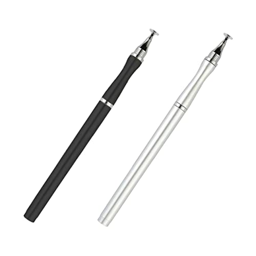 TOMETURE 2 Stück Stylus Touchscreen Stift Smartphone Kapazitiver Stift Tablet Präzisionsstift Bildschirm Touch Pen Tragbarer Bildschirmstift Praktische Bildschirmstifte von TOMETURE