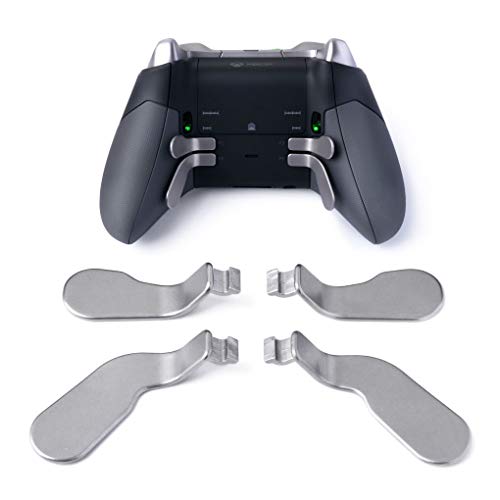 Tomsin 4 austauschbare Paddel, Metall, Edelstahl, Ersatzteile für Xbox One Elite Controller von TOMSIN