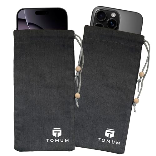 TOMUM EMF Shield Sleeve for Cell Phone - EMF Protection Smartphone Pouch - Anti EMP Bag - Signal Reducing Case for Radiation EMF EMP 5G RFID Black TOMUM EMF Shield Sleeve for Cell Phone - EMF Protection Smartphone Pouch - Anti EMP Bag - Signal Reducing Case for Radiation EMF EMP 5G RFID Black von TOMUM