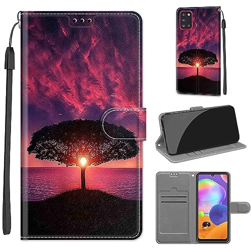 Handyhülle für Samsung Galaxy A31 Hülle, mit [Standfunktion] [Kartenfach] Samsung Galaxy A31 Klapphülle Tasche kompatibel Samsung Galaxy A31 von TOMYOU