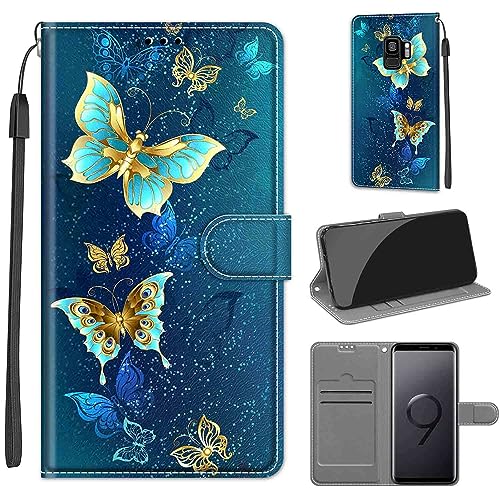 Handyhülle für Samsung Galaxy S9 Plus Hülle, Premium Kunstleder Stoßfeste Flip Wallet Case Klapphülle Handyhülle für Samsung Galaxy S9 Plus Handyhülle für Samsung Galaxy S9 Plus Hülle, Premium Kunstleder Stoßfeste Flip Wallet Case Klapphülle Handyhülle für Samsung Galaxy S9 Plus von TOMYOU