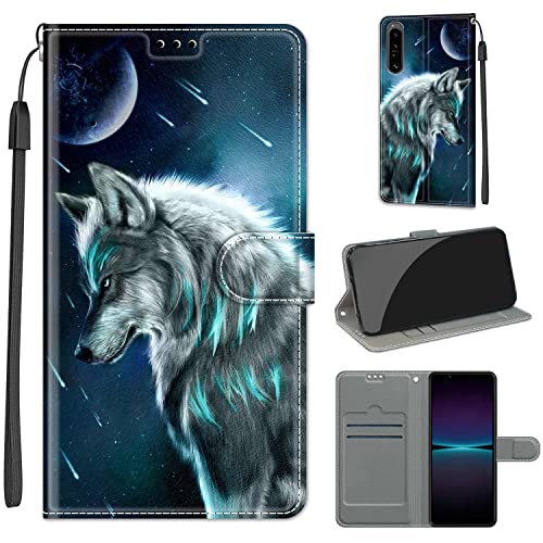TOMYOU Handyhülle für Sony Xperia 1 IV Hülle, Premium Kunstleder Klapphülle [Kartenschlitzen] [Magnetverschluss] [Standfunktion] kompatibel mit Sony Xperia 1 IV Handyhülle von TOMYOU