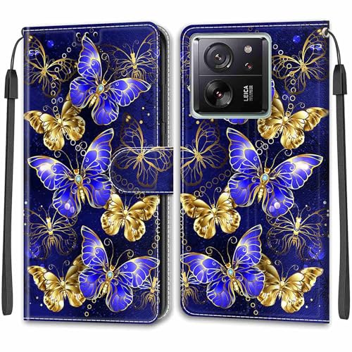 TOMYOU Handyhülle für Xiaomi 13T / 13T Pro/Redmi K60 Ultra Hülle, Premium Kunstleder Flip Wallet Case Klapphülle Con Magnet-Verschluss Hülle kompatibel Xiaomi 13T / 13T Pro/Redmi K60 Ultra von TOMYOU