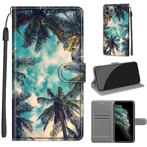 TOMYOU Handyhülle für iPhone 11 Pro Hülle, Premium Kunstleder Flip Case Schutzhülle Klapphülle mit [Kartenfach] [Magnetverschluss] Hülle Kompatibel für iPhone 11 Pro von TOMYOU