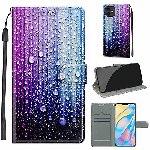 TOMYOU Hülle für Apple iPhone 12 / 12Pro, Stoßfestes Flip-Holster, Premium Leder PU Handyhülle, Flip Case Wallet mit [Magnetic Closure] für iPhone 12/12 Pro von TOMYOU