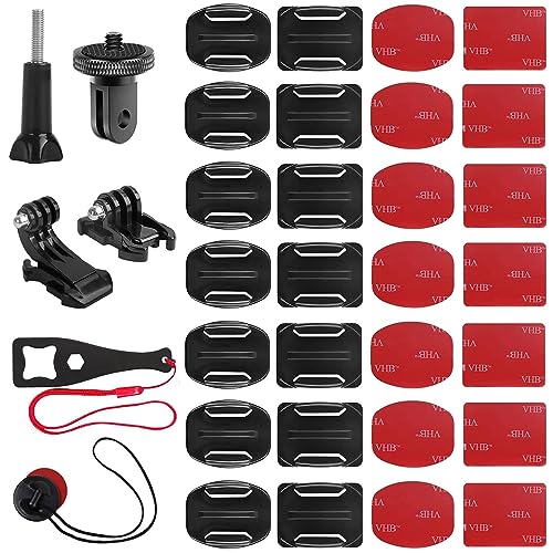 TONAUP 36pcs Klebepad Helm Halterung Befestigungskleber, Klebepads Befestigungskleber, Halterungen Zubehör von TONAUP