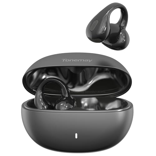 TONEMAY Q8 Open-Ear-Clip-On-Wireless-Ohrhörer, neueste Bluetooth 6.0-Kopfhörer, hochauflösende LDAC-Spatial-Audio-Kopfhörer, 4-Mikrofon ENC für klare Anrufe, 40 Stunden Spielzeit, sicherer Sitz TONEMAY Q8 Open-Ear-Clip-On-Wireless-Ohrhörer, neueste Bluetooth 6.0-Kopfhörer, hochauflösende LDAC-Spatial-Audio-Kopfhörer, 4-Mikrofon ENC für klare Anrufe, 40 Stunden Spielzeit, sicherer Sitz von TONEMAY