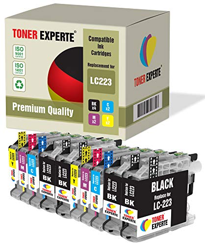 10 XL TONER EXPERTE® LC223 Druckerpatronen kompatibel für DCP-J4120DW MFC-J4420DW MFC-J4620DW MFC-J4625DW MFC-J480DW MFC-J5320DW MFC-J5620DW MFC-J5625DW MFC-J5720DW MFC-J680DW MFC-J880DW von TONER EXPERTE