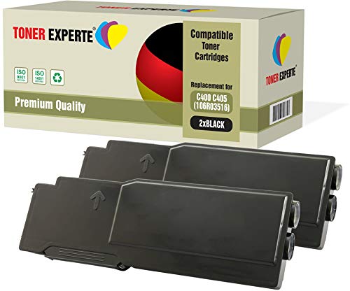 TONER EXPERTE 2er Pack Schwarz Premium Toner kompatibel für Xerox VersaLink C400 C400DN, C400N, C405, C405DN, C405N von TONER EXPERTE