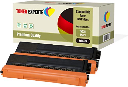 TONER EXPERTE 2er Pack Schwarz Premium Toner kompatibel zu TN-326BK für Brother HL-L8250CDN, HL-L8350CDW, DCP-L8400CDN, DCP-L8450CDW, MFC-L8600CDW, MFC-L8650CDW, MFC-L8850CDW von TONER EXPERTE