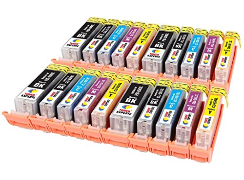 TONER EXPERTE PGI-550XL CLI-551XL 20er Set Druckerpatronen kompatibel für PIXMA iP7250 iP8750 iX6850 MX925 MX725 MG5650 MG6350 MG6450 MG6650 MG5550 MG5450 MG7150 MG7550 | hohe Kapazität von TONER EXPERTE