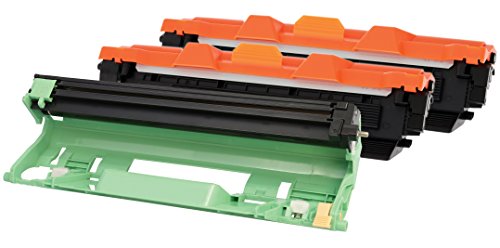TONER EXPERTE® 2 Toner mit Trommel kompatibel zu Brother TN1050 & DR1050 für HL-1110 HL-1112 DCP-1510 DCP-1512 DCP-1610W DCP-1612W HL-1210W HL-1212W MFC-1810 MFC-1910W von TONER EXPERTE