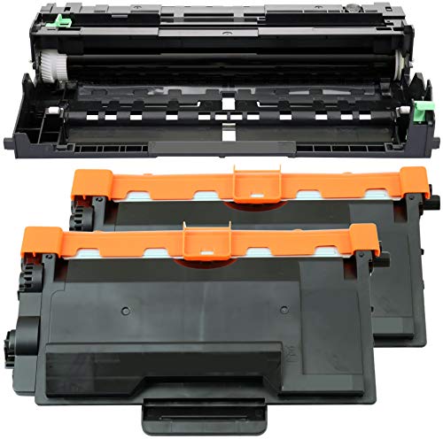 TONER EXPERTE® 2 Toner mit Trommel kompatibel zu Brother TN3480 & DR3400 für HL-L5000D HL-L5100DN HL-L5200DW HL-L6300DW HL-L6400DW DCP-L5500DN DCP-L6600DW MFC-L5700DN MFC-L5750DW MFC-L6800DW L6900DW von TONER EXPERTE