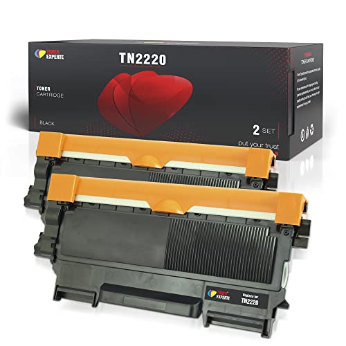 2-er Pack TONER EXPERTE® Premium Toner kompatibel zu TN2220 TN2010 für Brother DCP-7055 DCP-7060D DCP-7065DN HL-2130 HL-2132 HL-2135W HL-2240 HL-2240D HL-2250DN HL-2270DW MFC-7360N MFC-7860DW FAX-2840 von TONER EXPERTE
