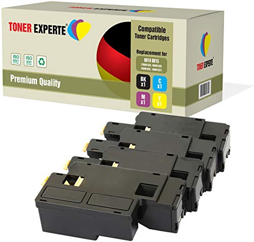 TONER EXPERTE 4er Set Premium Toner kompatibel zu 106R01630 106R01627 106R01628 106R01629 für Xerox Phaser 6000, 6010, 6010V, 6010V N, 6010N, WorkCentre 6015, 6015V B/N/NI, 6015MFP von TONER EXPERTE