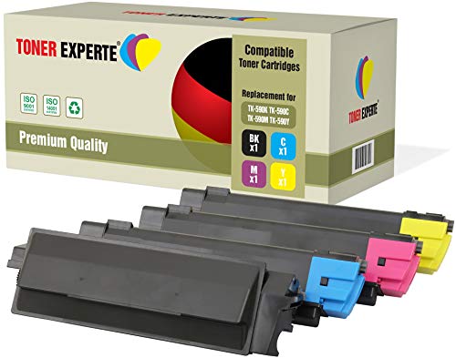 TONER EXPERTE 4er Set Premium Toner kompatibel zu TK-590 für Kyocera ECOSYS P6026cdn M6026cdn M6026cidn M6526cdn M6526cidn FS-C5250DN FS-C2026MFP FS-C2126MFP FS-C2526MFP FS-C2626MFP TONER EXPERTE 4er Set Premium Toner kompatibel zu TK-590 für Kyocera ECOSYS P6026cdn M6026cdn M6026cidn M6526cdn M6526cidn FS-C5250DN FS-C2026MFP FS-C2126MFP FS-C2526MFP FS-C2626MFP von TONER EXPERTE