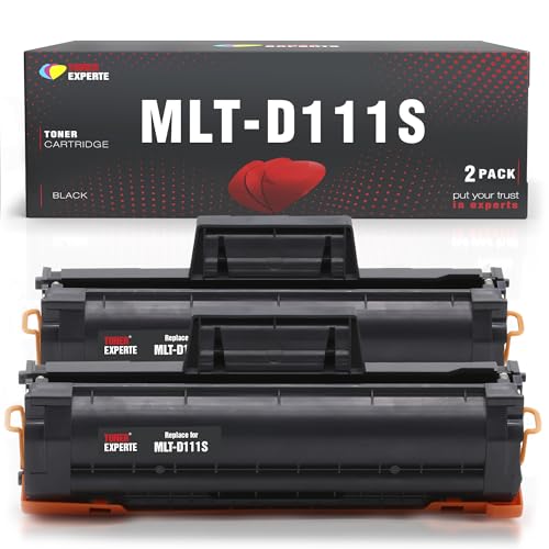 TONER EXPERTE Kompatible Tonerkartuschen MLT-D111S für Samsung Xpress SL-M2020, M2020W, M2021, M2021W, M2022, M2022W, M2026, M2026W, M2070, M2070W, M2070FW, M2070F, M2070F, M2070F, M2070F, 2 Stück von TONER EXPERTE